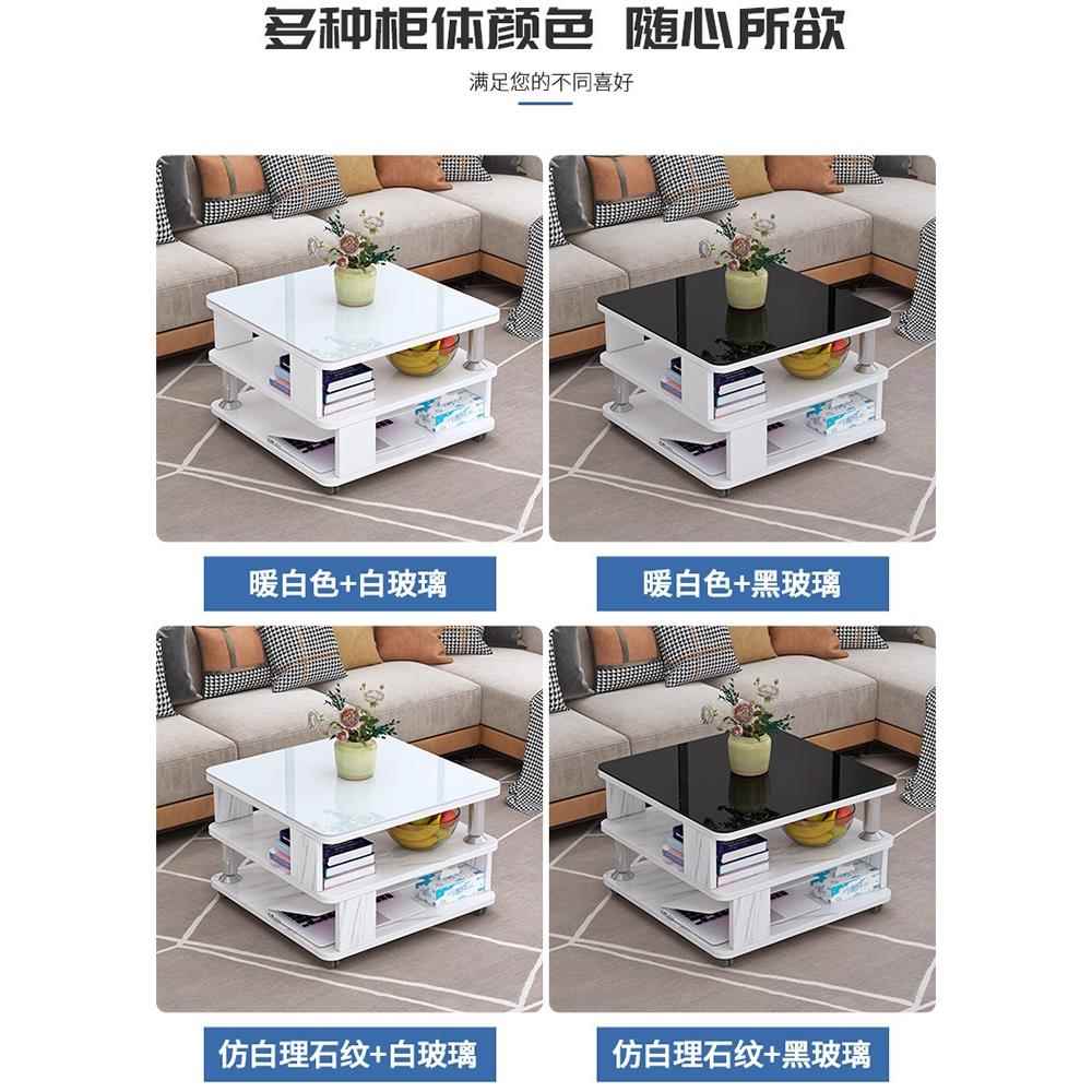 现代简约小茶几边角桌客厅迷你角柜沙发边柜玻璃边几角几卧室边桌