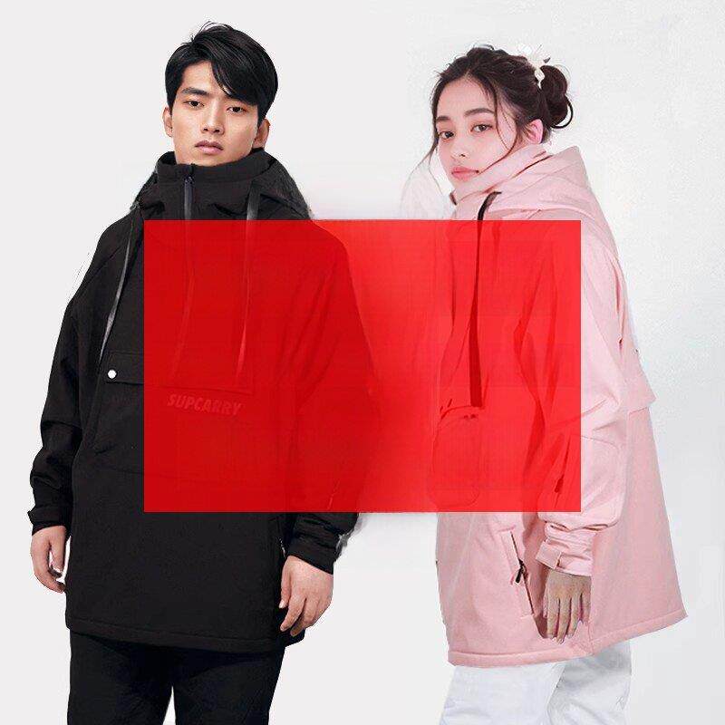 清仓款 滑雪服女套装防水帽衫专业单板套头雪服男款情侣双板装备