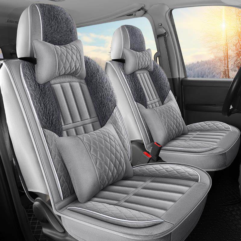 冬季毛绒五菱宏光s/v之光荣光v座套双排小卡全包7座面包车座椅套