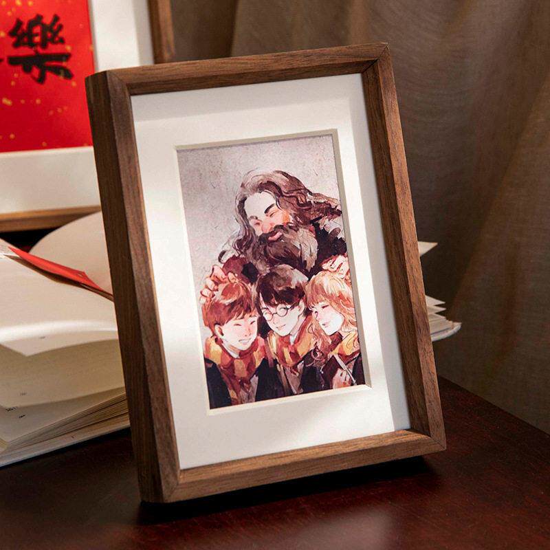 新款直销相框简约美式实木质榫卯摆件挂墙照片墙客厅装裱画框相框
