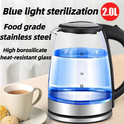 Electric kettle 2L Blue light sterilization makecoffee rapid