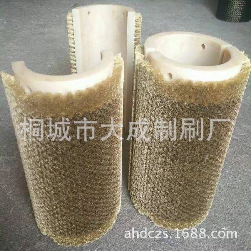 制刷供应尼龙刷丝绕圈毛刷 马毛异形刷辊 钢丝弹簧螺旋圆毛刷