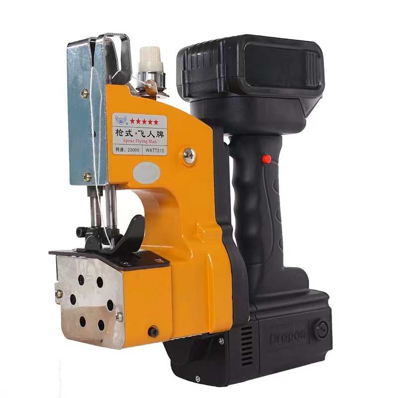 定制各种飞人牌手提封包机加工订做充电缝包机封口机编织袋打包机