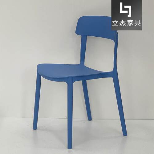 简约塑料加厚大人椅子家用餐椅出租房用靠背凳子休闲椅牛角椅商用