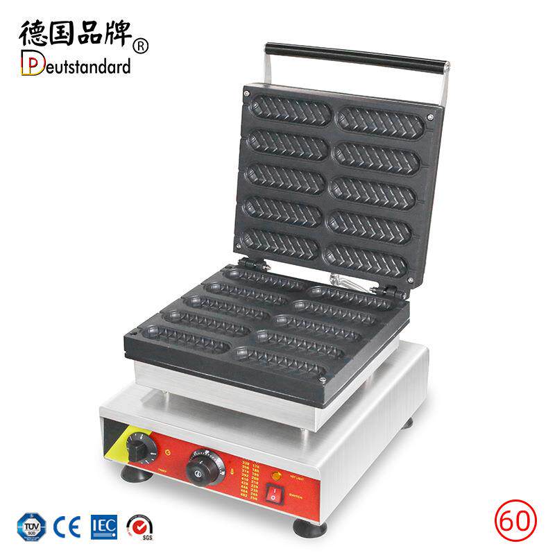 电热十根玛芬热狗棒商用玉米热狗棒法式香酥棒烤饼机可换模板NP60