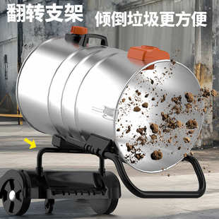干湿两用大容量工业吸尘器批发 工厂车间大功率吸尘机商用开荒桶式