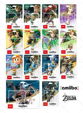 新品塞尔达传说王国之泪amiibo手办林克弓荒野守护者梦见岛现货