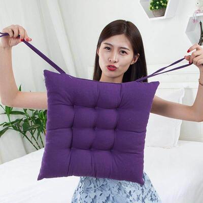 Cotton and linen thickened student seat cushions chair cushi
