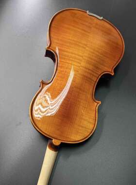 通灵实木新款亮光1/4 儿童自然花纹小提琴乐 器厂家 初学者