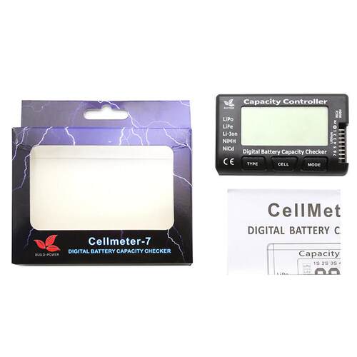 cellmeter7 高精度数字电显 支持镍氢 镍镉 航模锂电池 2至7S