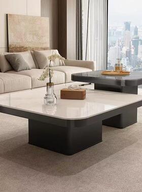 岩茶简几客厅家用2024新款轻奢高极级SCT感茶桌小户型板方形现代