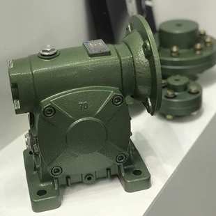 RV减速机蜗轮蜗杆小型涡轮带电机减速器铸铁电机NM减速机噪音小