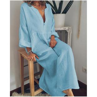 新款 胖mm留学生休闲印花长袖 韩版 女装 连衣裙女 宽松大码 2020秋季