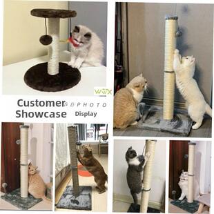 Toys Tall Scratch Interactive Post Cat Scratching