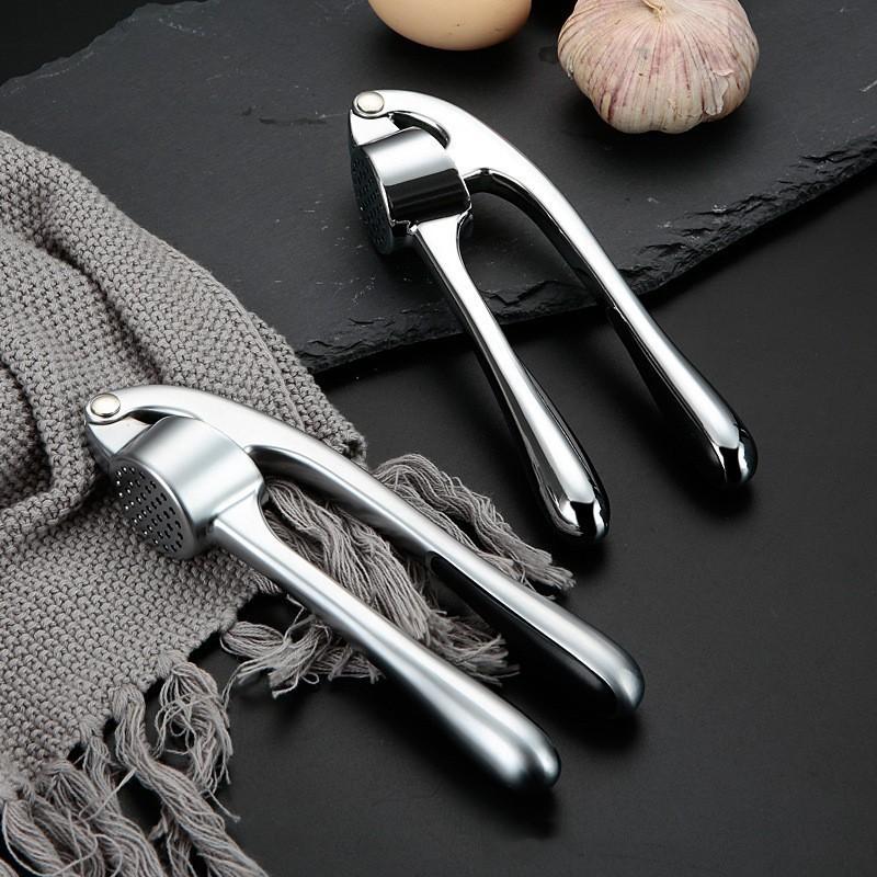 亚马逊跨境外贸厂家直销厨房工具锌合金压蒜器手动蒜泥捣蒜器剥蒜