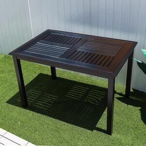 户外塑木桌单人防腐木防水防晒庭院咖啡餐厅露天阳台简约外摆桌椅