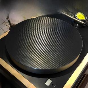 顺丰包邮 碳纤维黑胶唱片垫 LP黑胶唱机唱盘12寸唱片垫 提升声音