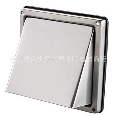 4 Inch Dryer Vent Cover Outdoor Walls Stainless Steel