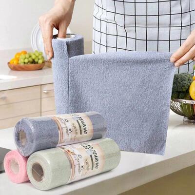 Reusable Cleaning Wipe Household Kitchen Cloth Microfiber To