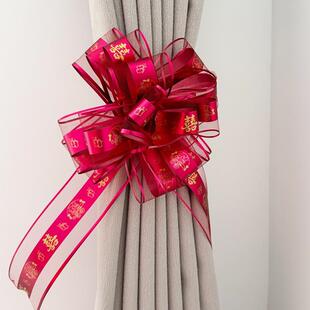 婚庆用品大全结婚车装饰婚礼手拉花副汽车队彩带彩条布置套装花车