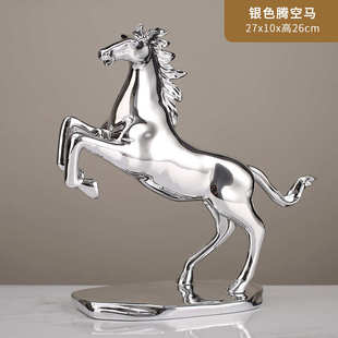 摆件装饰书房搬迁礼品桌面办公室工艺品书柜马到成功奢高档开业轻