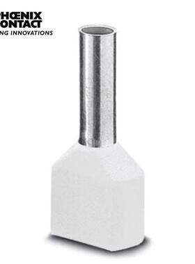 菲尼克斯端子 附件 堵头 冷压头-AI-TWIN 2X 0,5 -8WH - 3200933