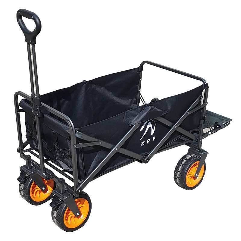 户外露营小推车摆摊推车便携式可折叠手推车大容量拓展款