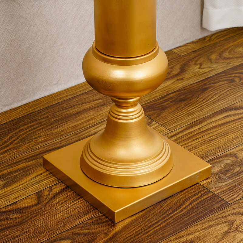 金色花瓶欧式批发欧式器婚庆样板间花落地摆件装饰道具器花金属