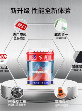 氟油碳漆底合一户外铁栏杆镀铝锌合金防WJF-29锈防腐不锈面钢专用