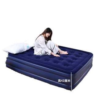 躺午休折叠气垫床双人家用充气床垫加高可单人打地铺床懒人空气无