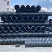 排水管壁结构管应用聚乙烯b水网工程缠绕pe径型管克拉大口供水管