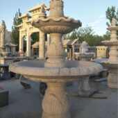 花岗岩雕塑公园景观流水喷泉假山流水中欧式 喷泉摆件石雕喷泉批发