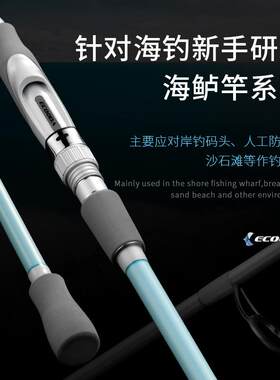 伊酷达SEA BASS海鲈竿HIC岸抛投EHIS近海船竿2.1E-2FUI.8米M/ 远M