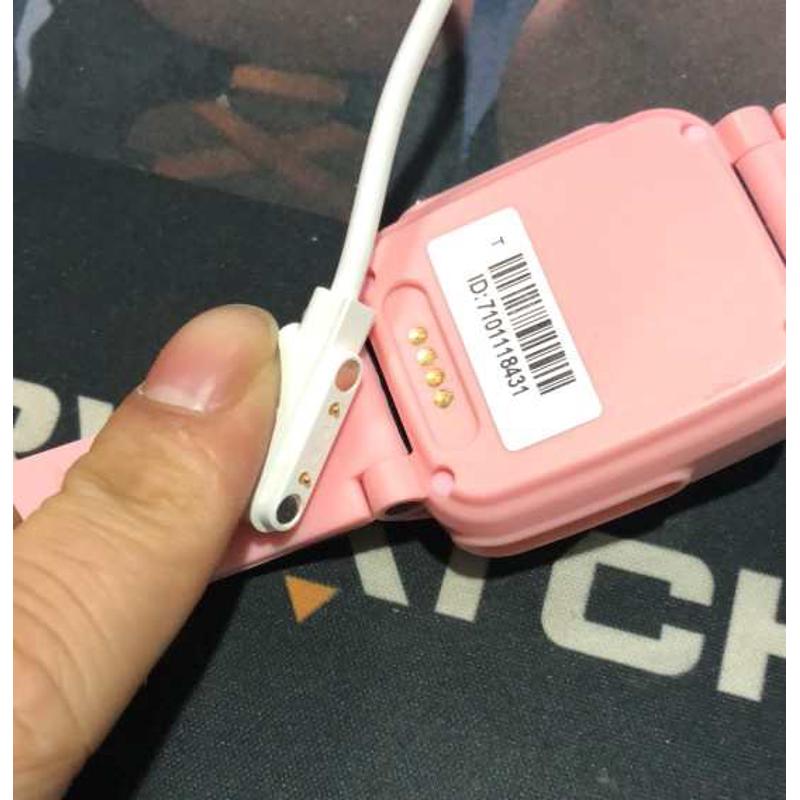 儿童智能电话手表充电器线通用磁吸式2触点4触点智天使Y68s充电线