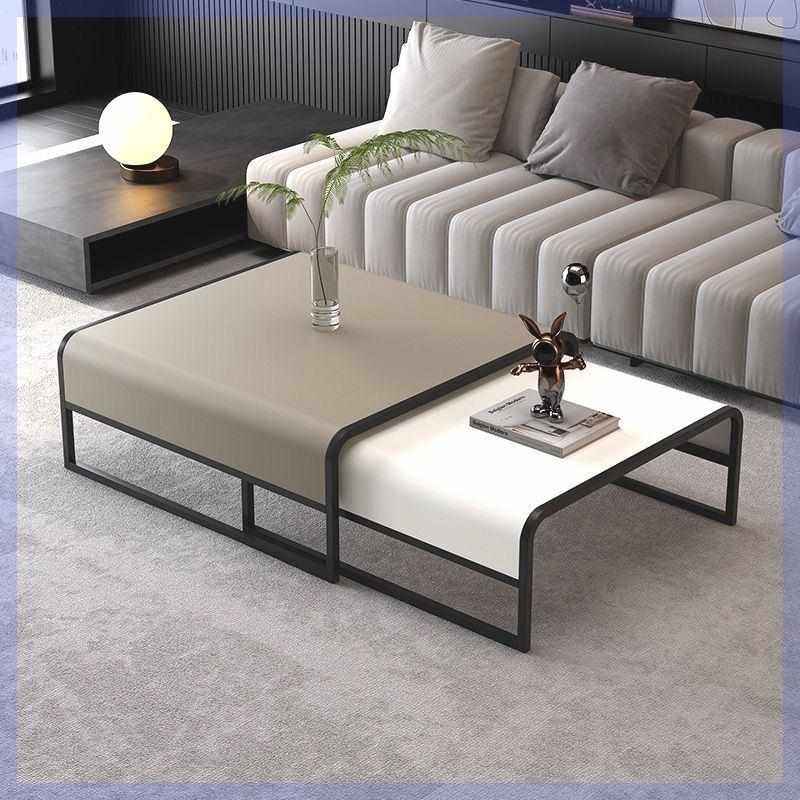 轻奢可伸缩茶几组合客厅家用新款意式网红简约小户型方形大小茶几,商业/办公家具,茶几,淘宝优惠券,粉丝福利购,淘宝优惠卷