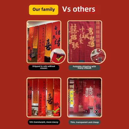 新中式订婚布置装饰2024摆台氛围场景条幅挂布全套摆件kt板背景墙