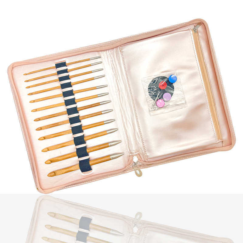 钩针工具  突尼斯钩针一套12支套装钩针碳化竹可拆卸地毯钩针,居家布艺,线盒,淘宝优惠券,粉丝福利购,淘宝优惠卷