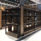 多层陈列 中岛 架商展柜货架超日用百货钢货架货架木便利店单双面