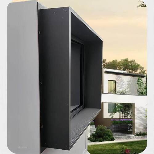 铝合金外窗套自建屋定制 中式外飘一体成型窗套板 哑口套