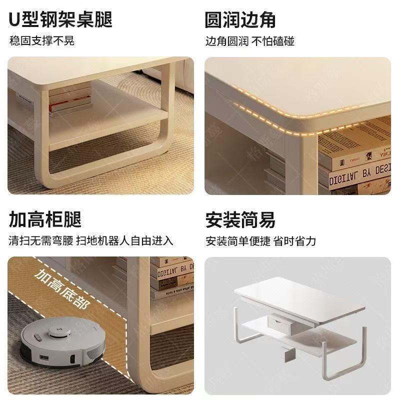 茶几客厅家用小户型简简易小桌层子现代约沙发边几屋出租QPWOKRAY