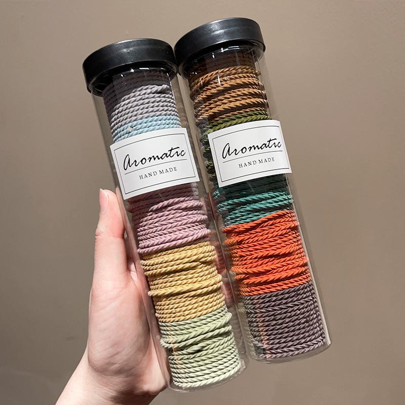 橡皮筋罐装皮筋弹力耐用马尾发网