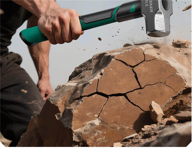 Кувалда 德国精工八角锤锤子铁锤高硬度榔头手锤4磅工地砸墙神器一体式