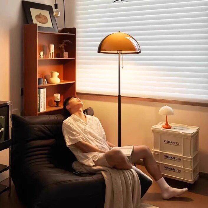 落地灯中古风客厅沙发旁高级感氛围覆古法式艺术卧室床头立式台灯,家装灯饰光源,装饰落地灯,淘宝优惠券,粉丝福利购,淘宝优惠卷