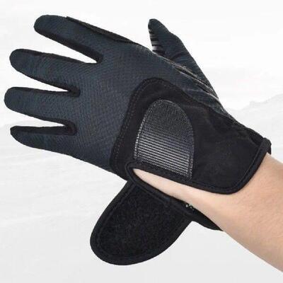 Suede Horse Riding Gloves Anti-slip Lightweight Equestrian