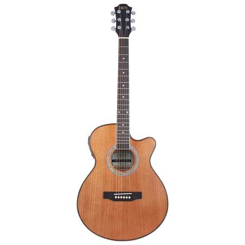 40寸电箱民谣吉他全沙比利电厢缺角吉他EQ吉他电声guitar