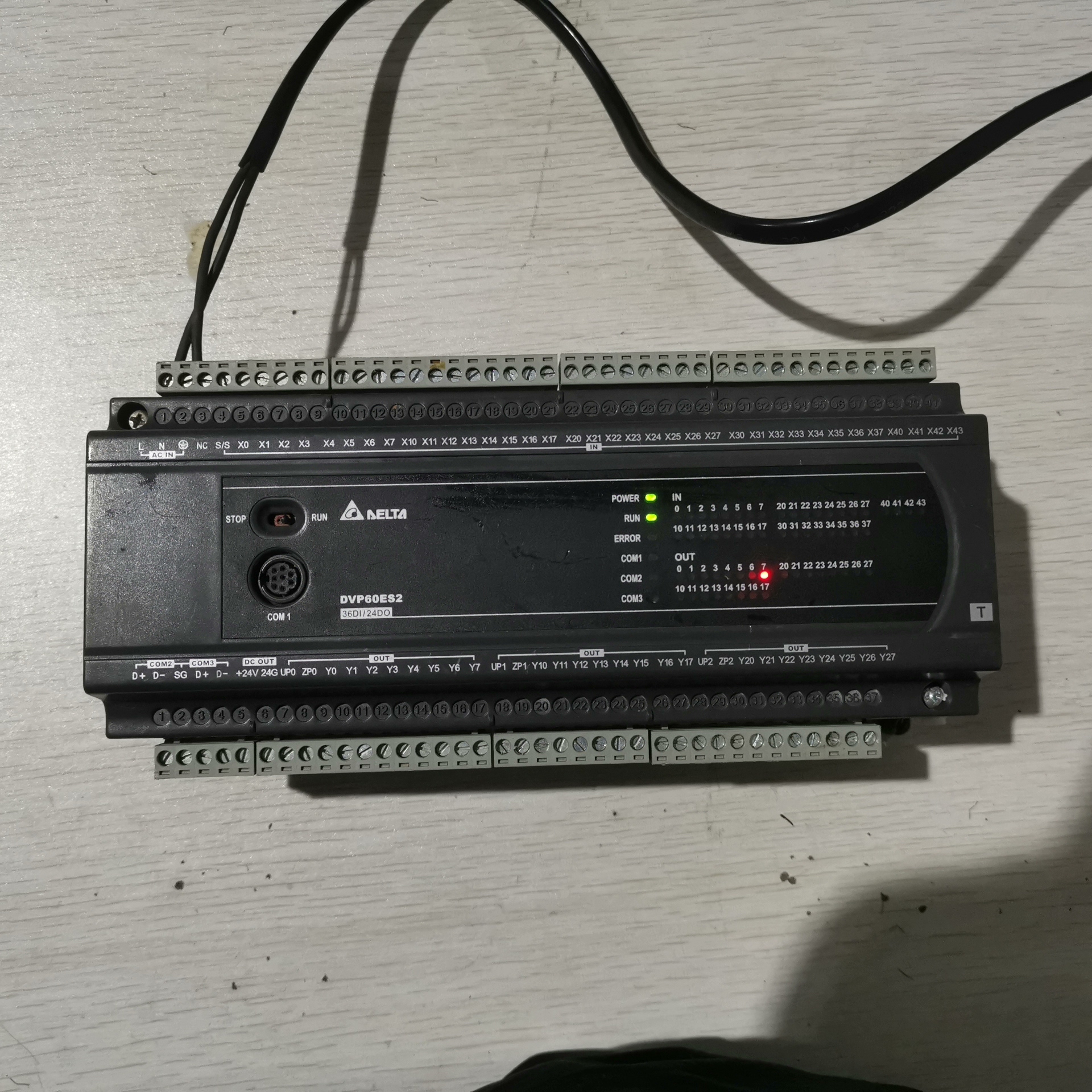 DVP60ES200T台达PLC控制器，V3.28A3版本，