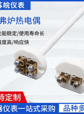 WRN-010马弗炉热电偶k型热电偶芯高温电阻炉实验炉耐高温陶瓷偶芯