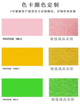 尼龙纯色地毯满铺商用紫色粉色绿色黄色橙色蓝色白色展会颜色