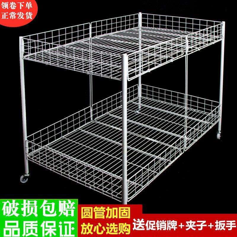 摆摊小推车促销花车货架夜市展示台户外流动地摊多功能商场