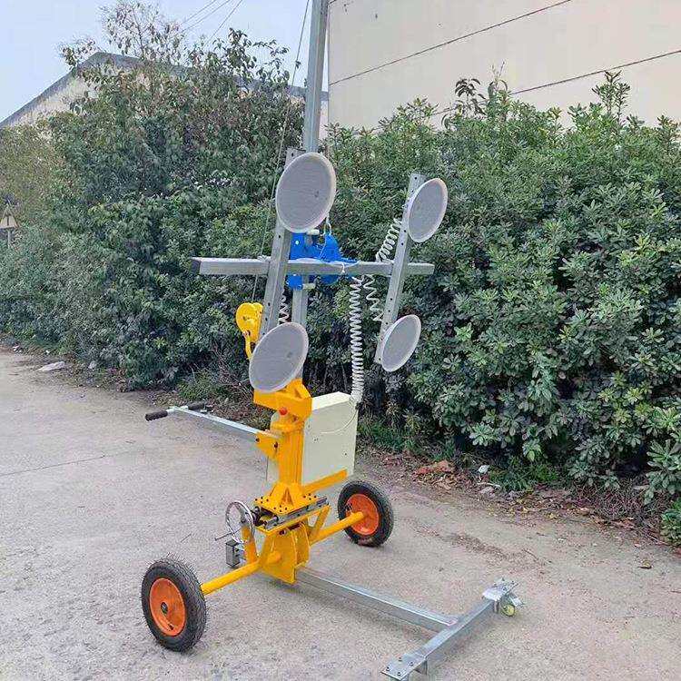 装修玻璃搬运手推车大型玻璃搬运设备省力简易款玻璃吸盘搬运车